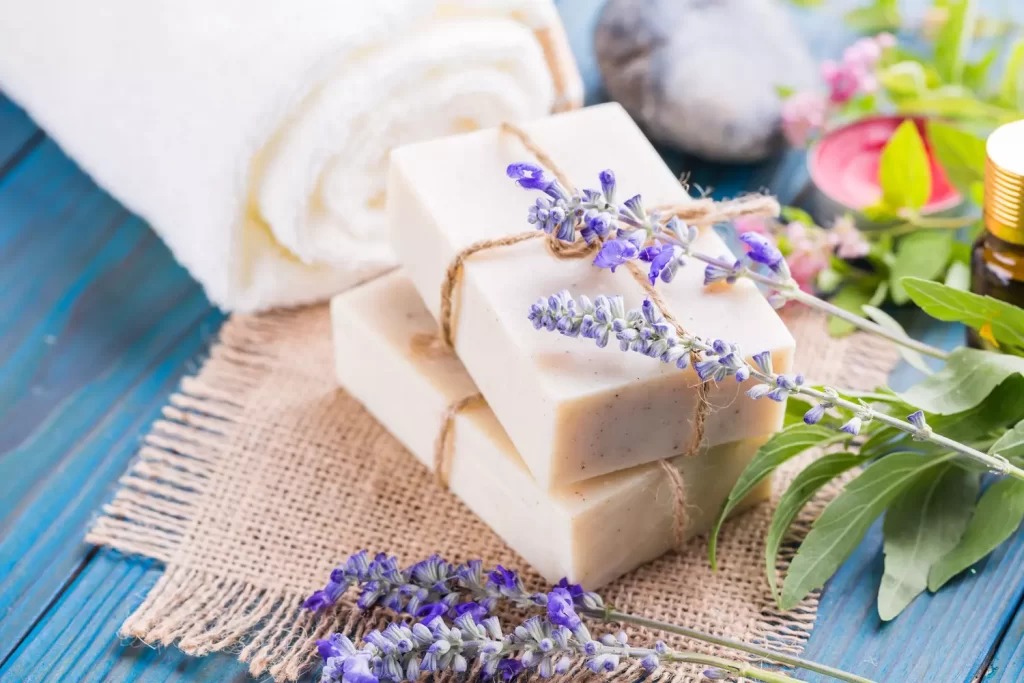 porte savon bois