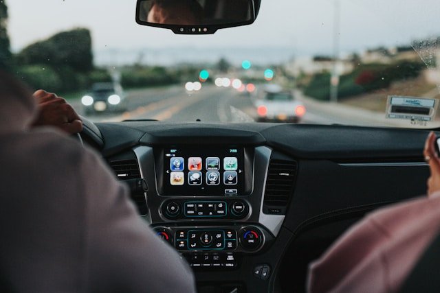 smartphone et véhicule